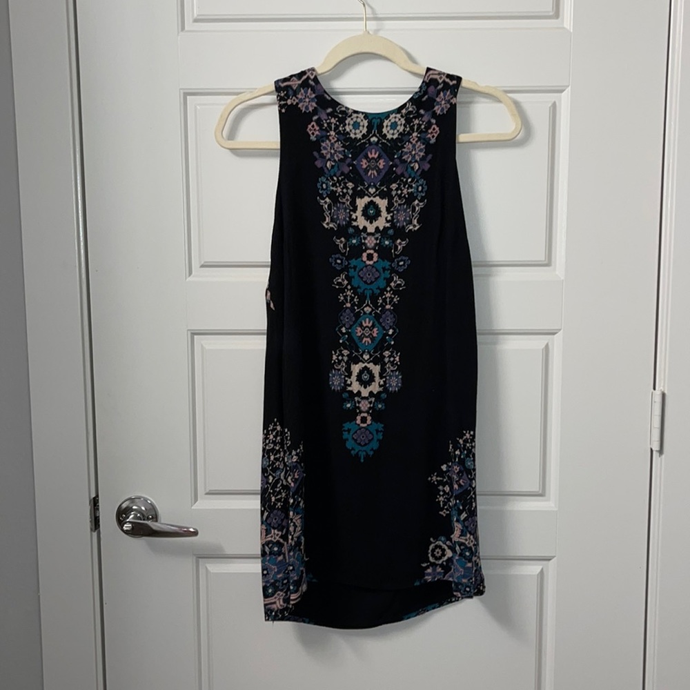 Floral Mini Shift Dress